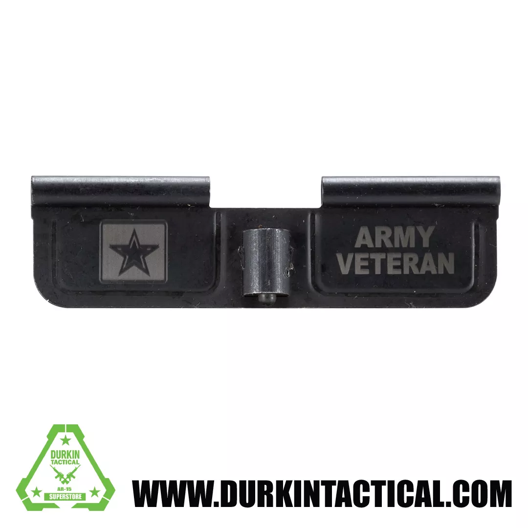 Laser Engraved Ejection Port Dust Cover – Army Veteran