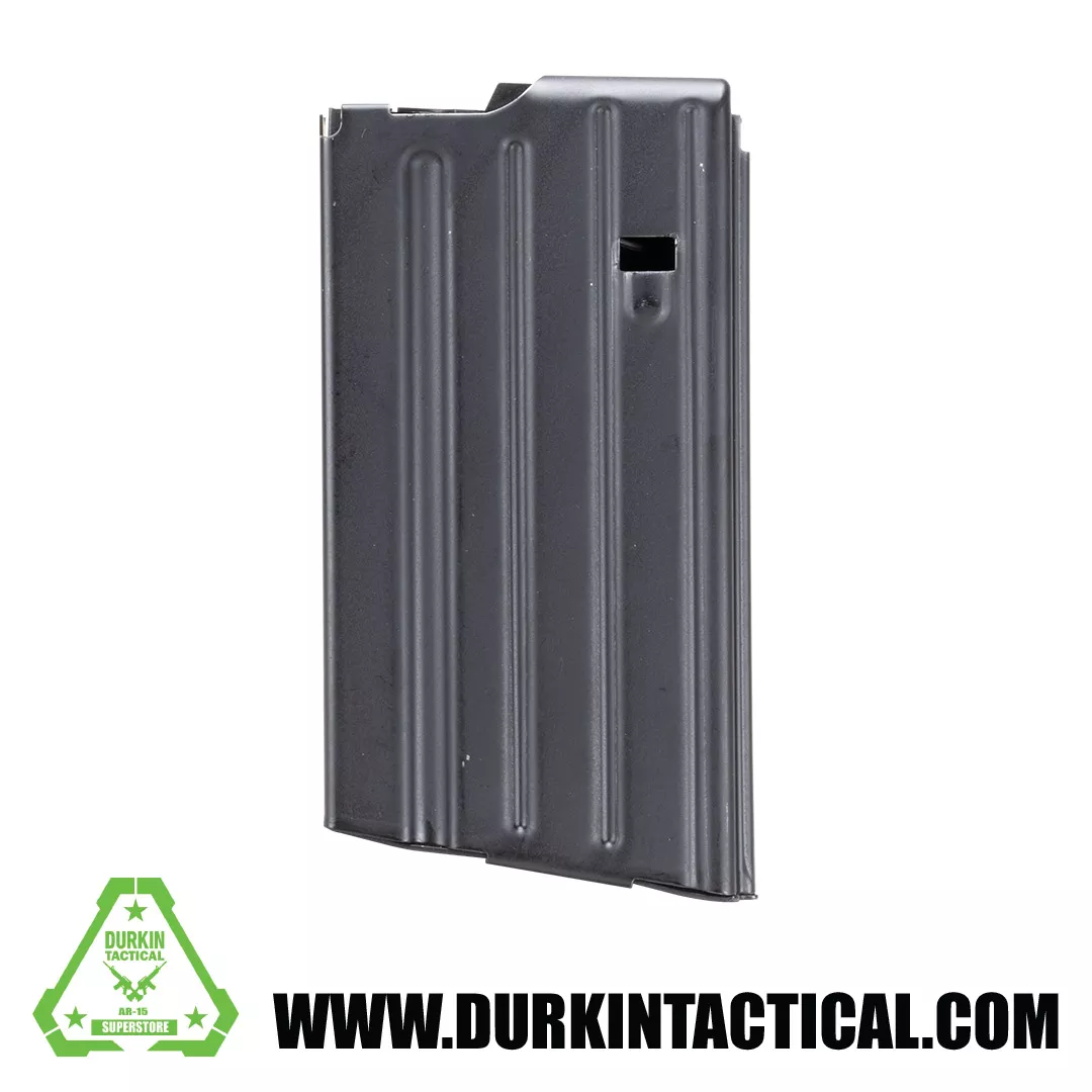 LR-308 7.62 SR-25 Mag 20 Round Stainless Steel Black