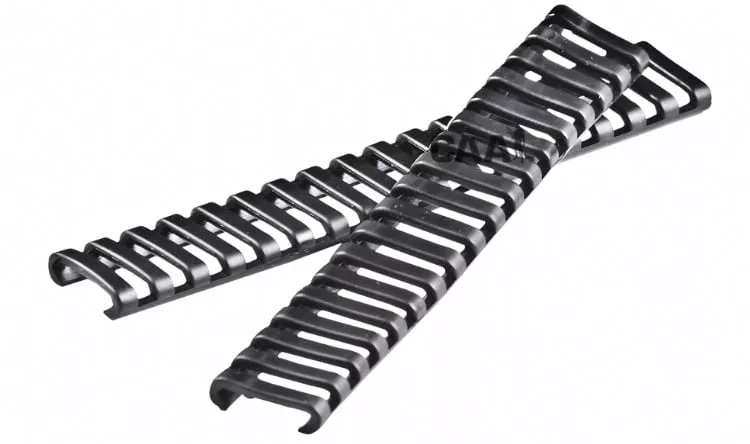 LRC CAA Tactical Ladder Style Low Profile Rail Covers for Picatinny Rails Rubber made