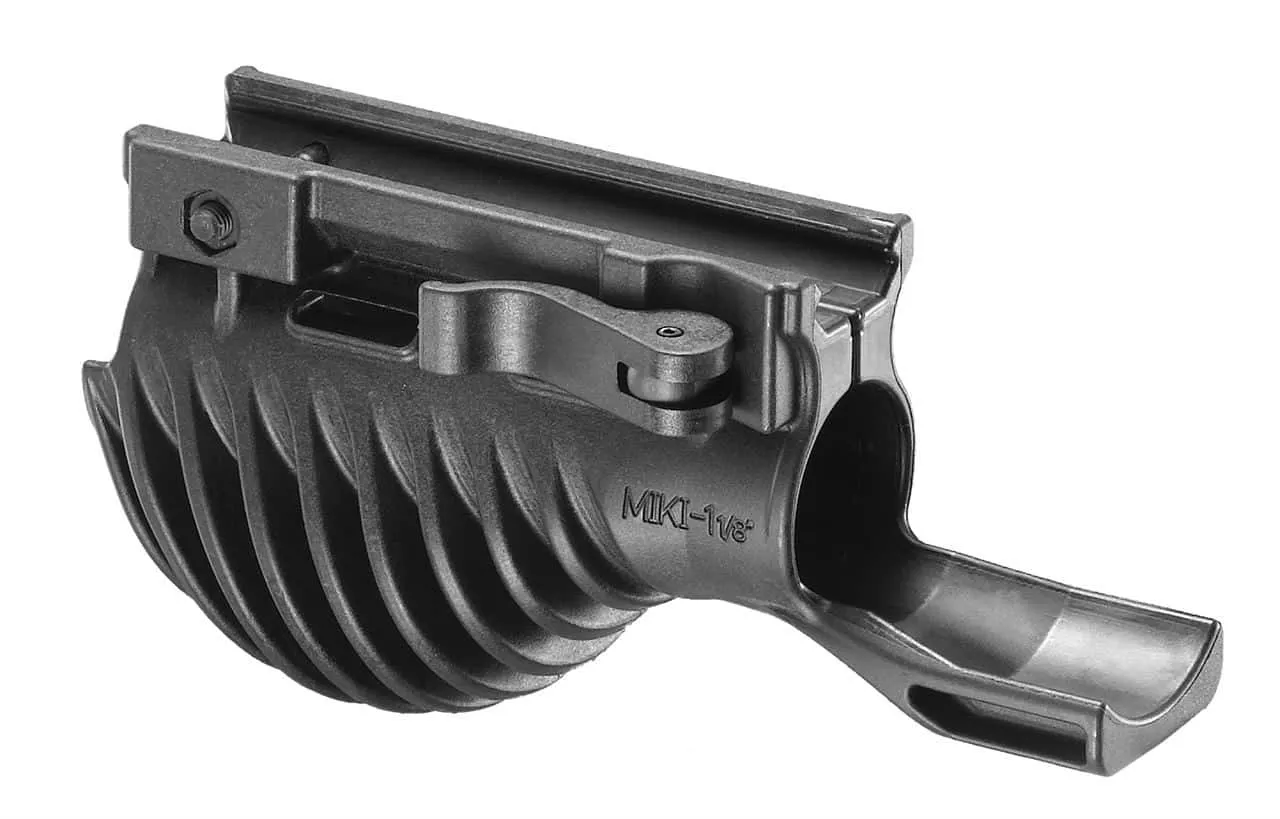 MIKI 1 1/8" FAB POTATO SHAPED FOREGRIP 1.125' FLASHLIGHT ADAPTER