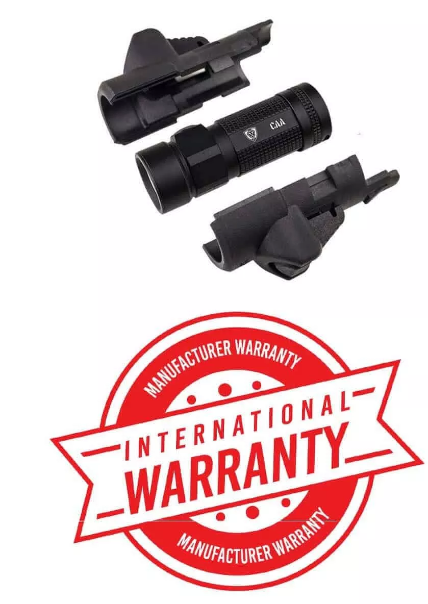 MRFL CAA Industries Micro Roni Integral Front 500 & 600 Lumens Flashlight for Both Left and Right Users