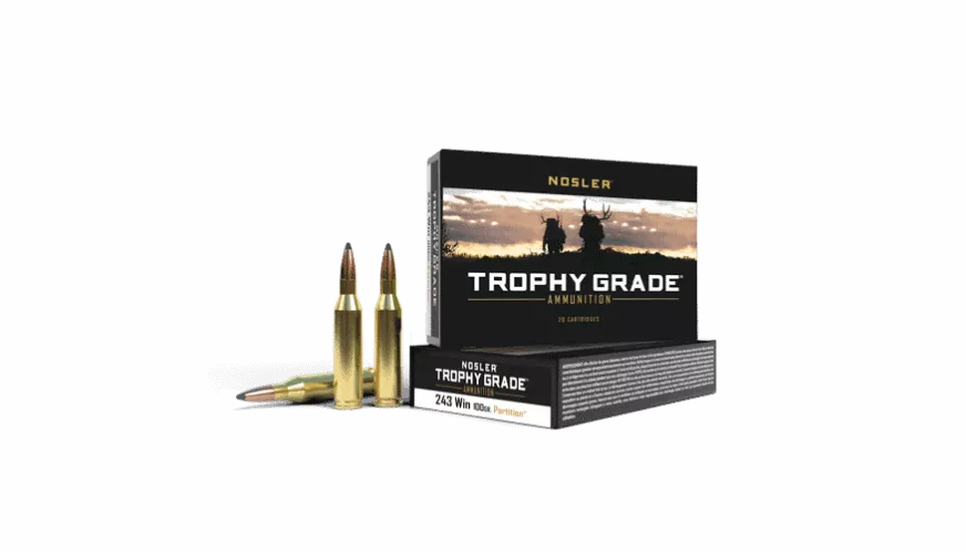 Nosler 243 Win 100gr Partition Trophy Grade Ammunition (20ct)