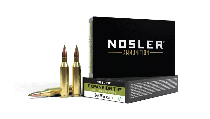 Nosler 243 Win 90gr Expansion Tip Ammunition (20ct)