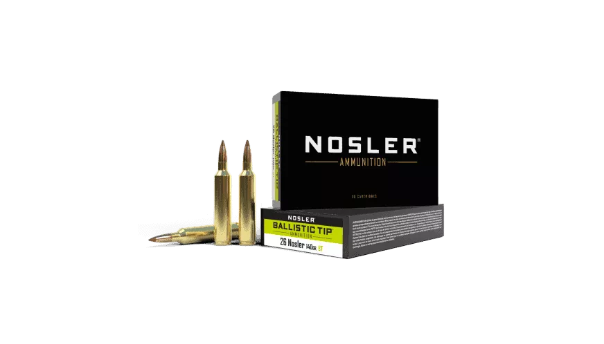 Nosler 26 140gr Ballistic Tip Hunting Ammunition (20ct)