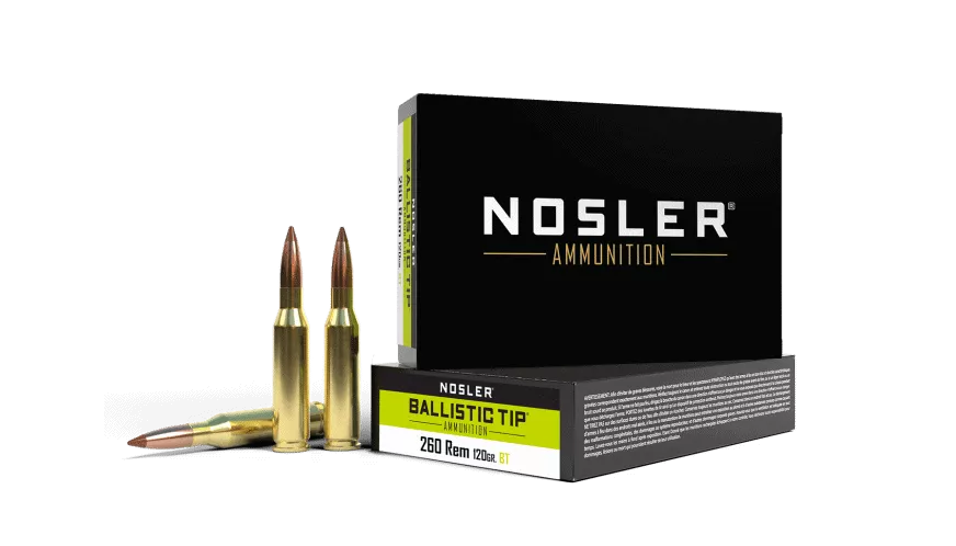Nosler 260 Rem 120gr Ballistic Tip Hunting Ammunition (20ct)