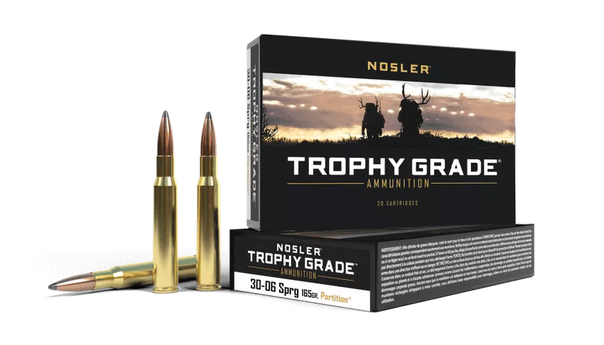 Nosler 30-06 Springfield 165gr Partition Trophy Grade Ammunition (20ct)