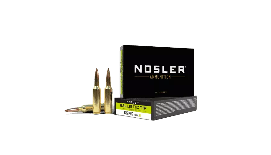 Nosler 6.5 PRC (Precision Rifle Cartridge) 140gr Ballistic Tip Ammo (20ct)