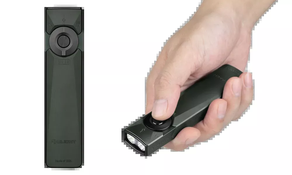 Olight Arkfeld Ultra 3-in-1 EDC Flashlight with O-aluminum | 5700K-6700K | Olive Grey