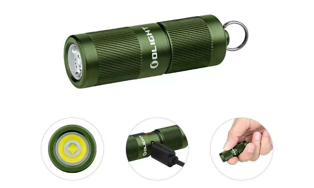 Olight i1R 2 Pro Keychain Flashlight | OD Green