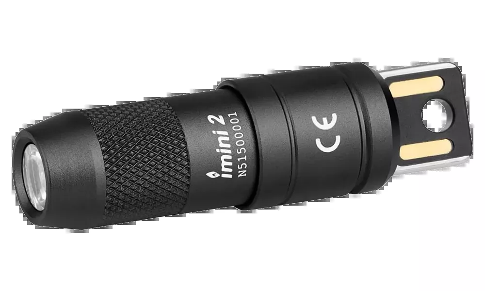Olight iMini 2 Rechargeable Mini Flashlight | Black