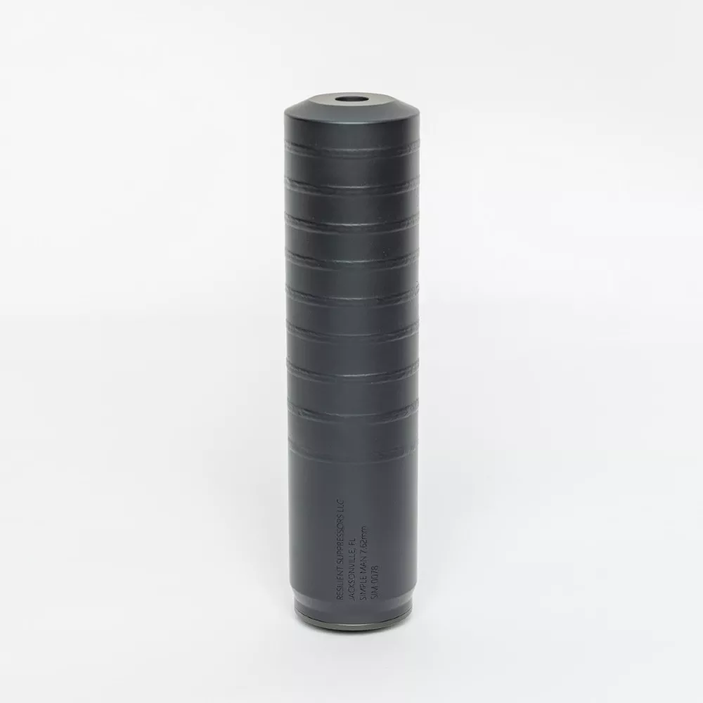 Resilient Suppressors Simple Man-Blk .30cal Silencer