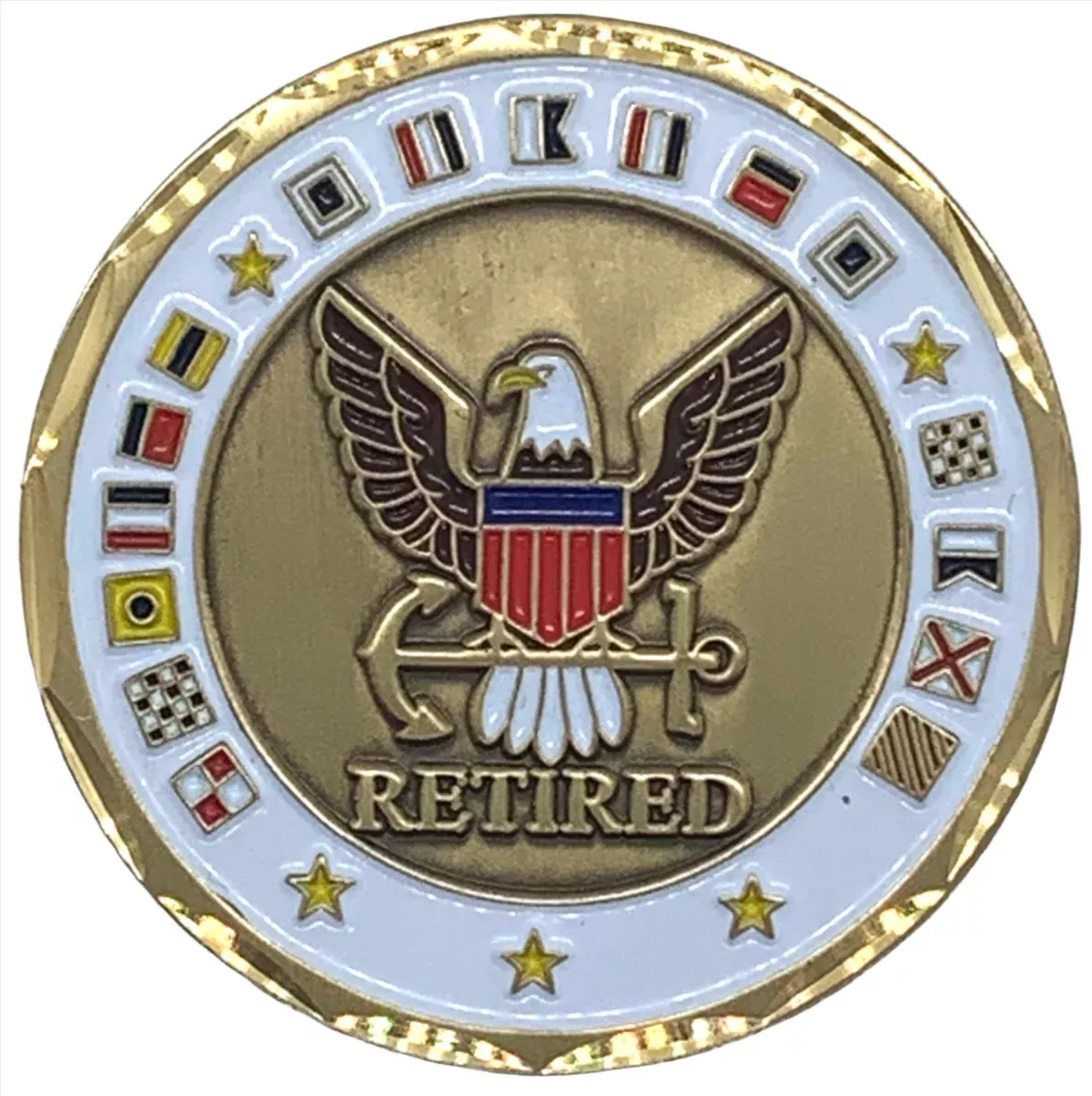 Retired United States Navy Challenge Coin