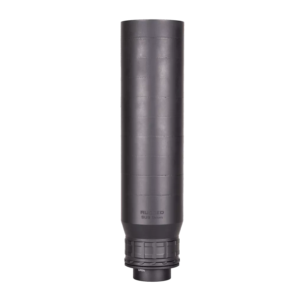 Rugged, Sub9, 9mm Silencer, Black (SUB9)