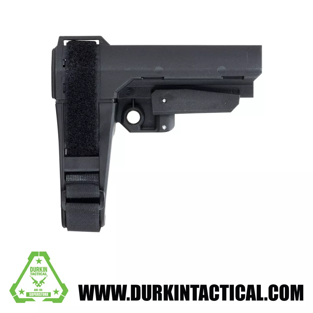 SB Tactical SBA3 Pistol Stabilizing Brace – Black | No Tube