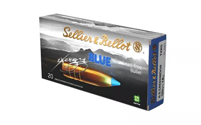 Sellier & Bellot 6.5 Creedmoor 120gr EXERGY BLU Ammo