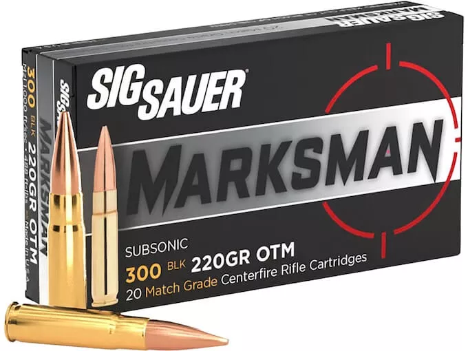 Sig Sauer, Elite Match Grade, 300 AAC Blackout 220gr JHP (C300A2-20)
