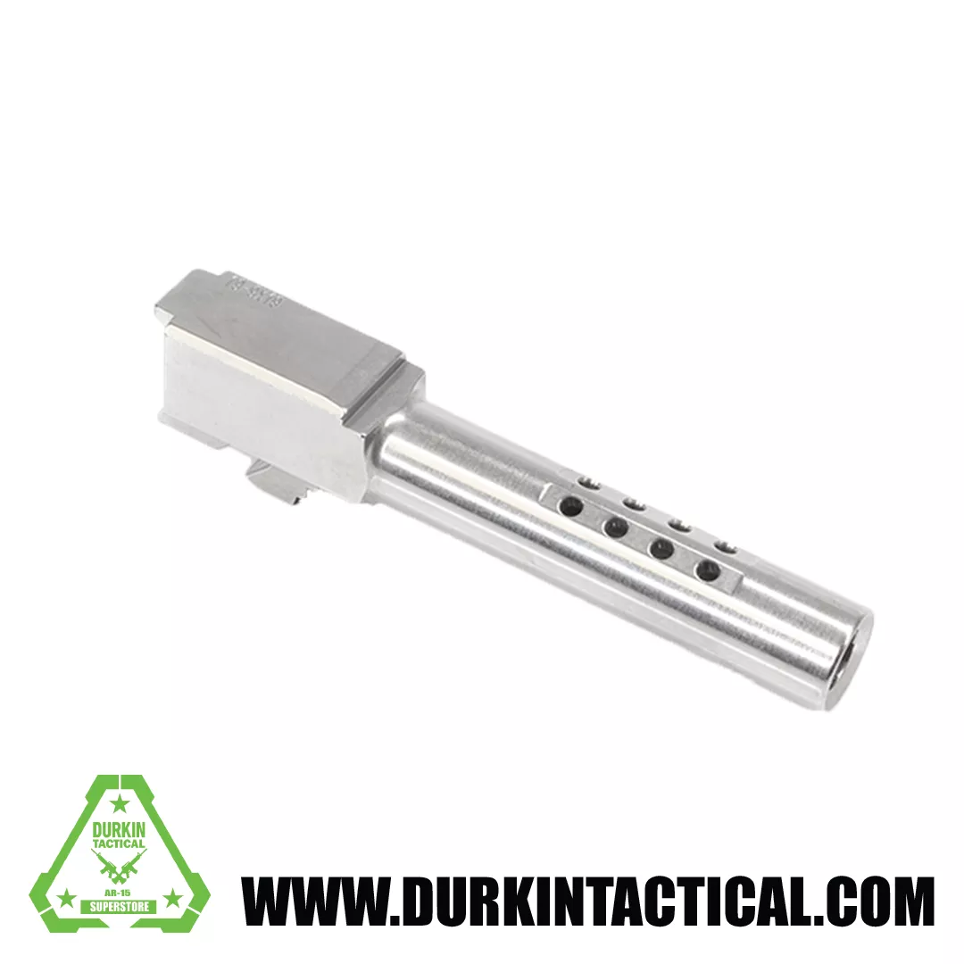 Stainless Steel Unthreaded Ported Barrel Fits G19- BLEM
