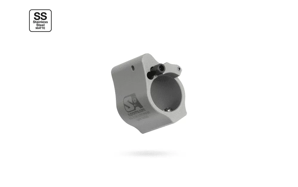 Superlative Arms .625" Adjustable Gas Block| Set Screw Mount | Stainless Matte
