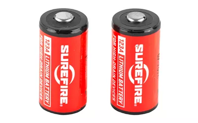 Surefire CR123A Lithium Batteries, 2-Pack