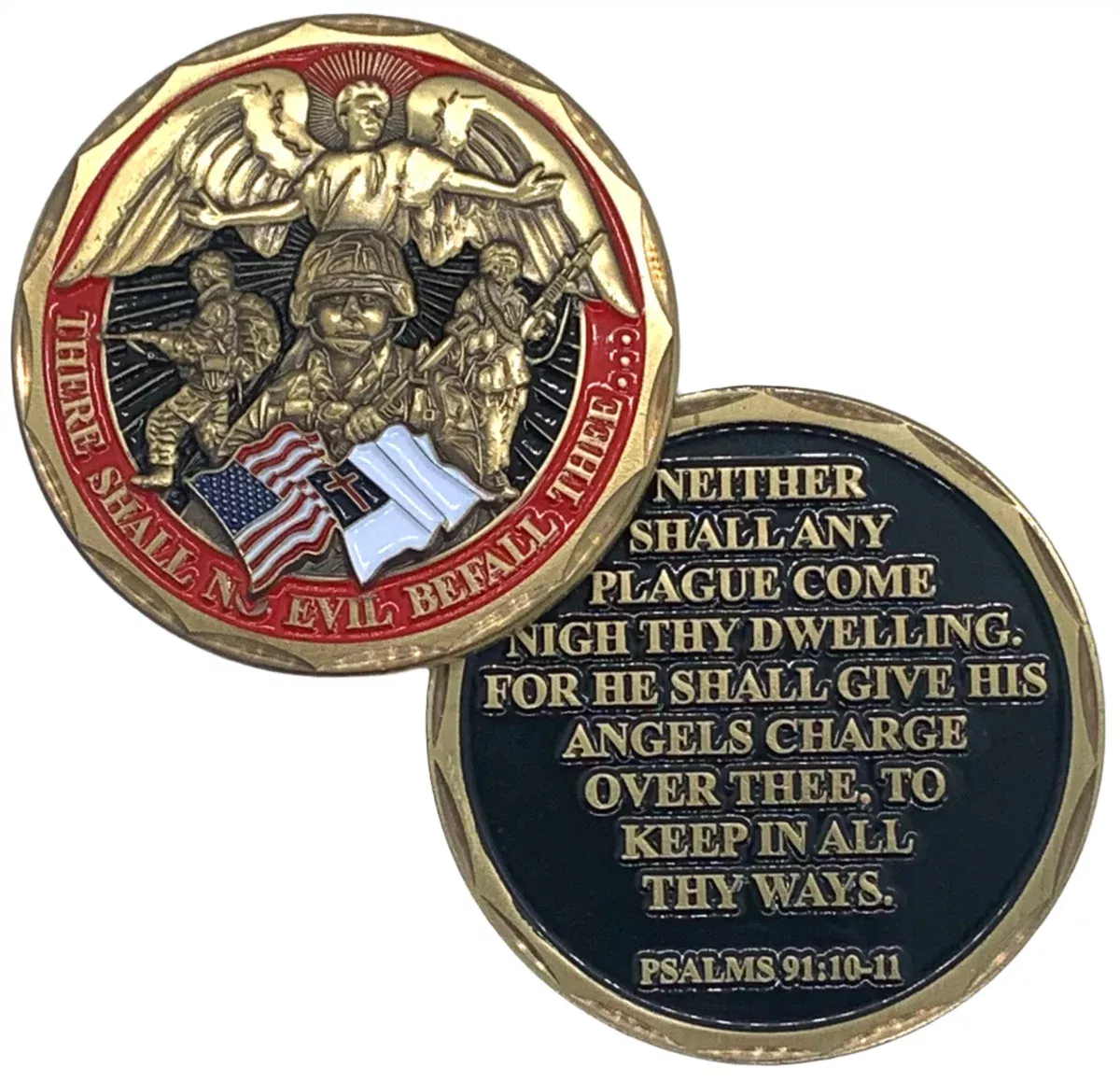 There Shall No Evil Befall Thee Challenge Coin