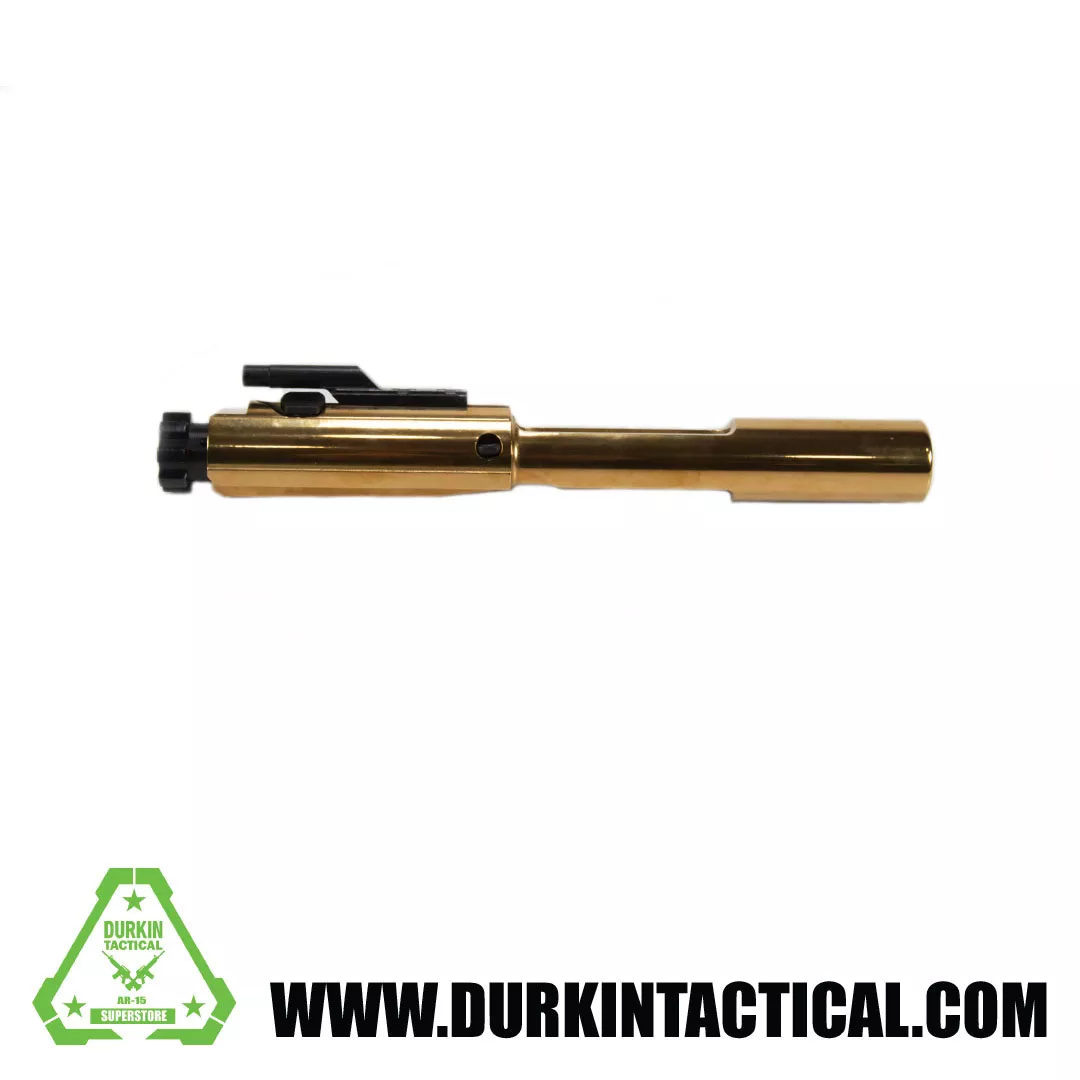 Titanium Nitride hybrid .308 Bolt Carrier Group- Gold/Black