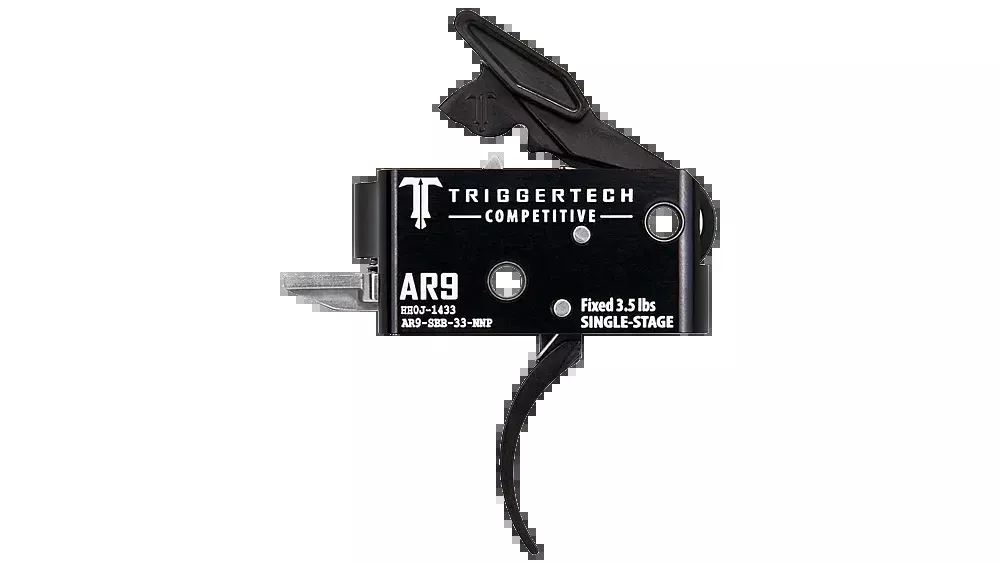 TriggerTech AR-9 Competitive Single-Stage Trigger | PVD Pro-Curved