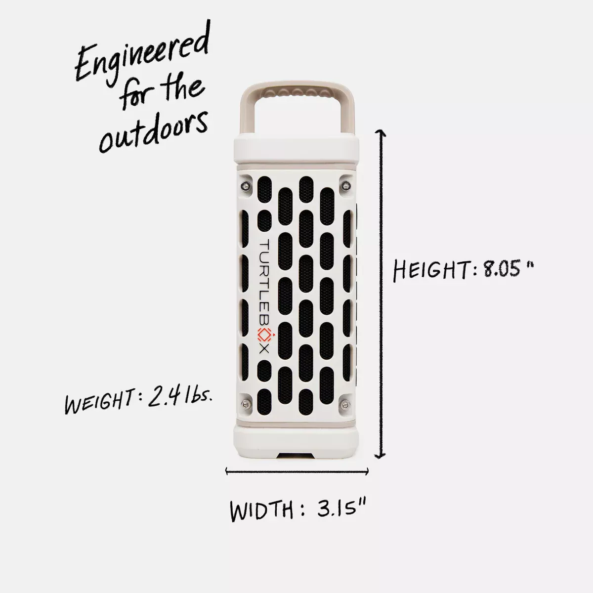Turtle Box Ranger Portable Speaker, Waterproof(TB-RANG-G1)