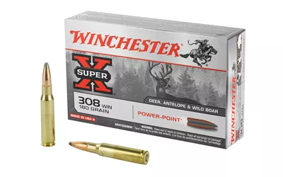 Winchester Super-X .308 Win 180gr PSP Ammo – 20 Rounds